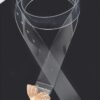 Rhinestone Butterfly Transparent PVC Waist Belt