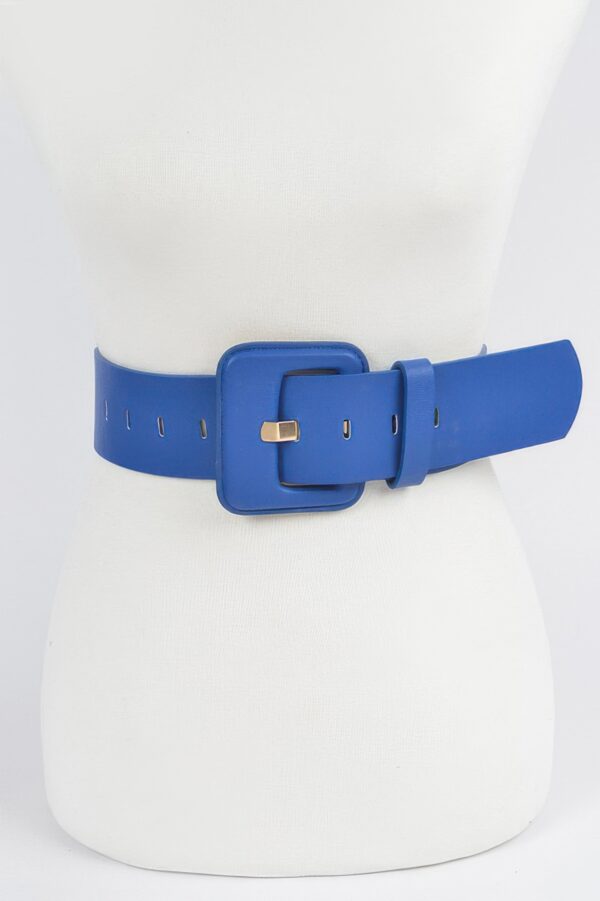 Faux Leather Wide Waist Belt – Sculpting Silhouette