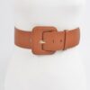 Faux Leather Wide Waist Belt – Sculpting Silhouette