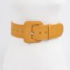 Faux Leather Wide Waist Belt – Sculpting Silhouette