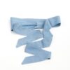 Denim Ribbon Belt – Oversized Tie Bow Accent