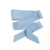 Denim Ribbon Belt – Oversized Tie Bow Accent