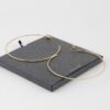 Oversized Metal-Dipped Hoop Earrings