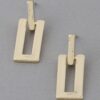 Open Frame Geometric Earrings – Minimal Modern
