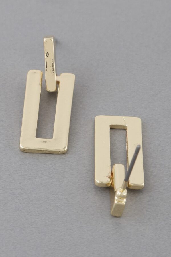 Open Frame Geometric Earrings – Minimal Modern