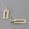 Open Frame Geometric Earrings – Minimal Modern