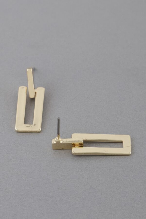 Open Frame Geometric Earrings – Minimal Modern