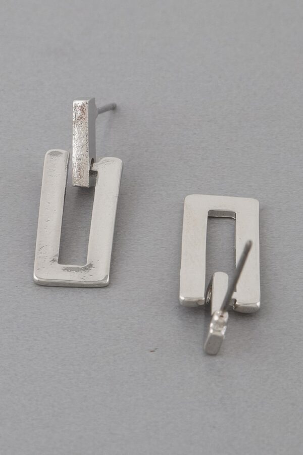 Open Frame Geometric Earrings – Minimal Modern