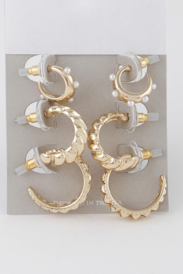 Hoop Earrings Set – Mixed Sizes for Layered Looks