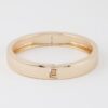 Sculptural Clip Cuff Bracelet – Polished Metallic