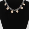 Clear Bead Charm Necklace – Delicate Transparent Design