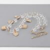 Clear Bead Charm Necklace – Delicate Transparent Design