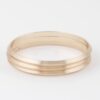 Triple Flat Bracelet – Polished Stacked Bangle