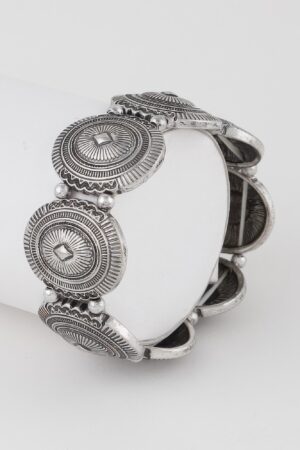 Multi-Plate Vintage-Inspired Cuff Bracelet