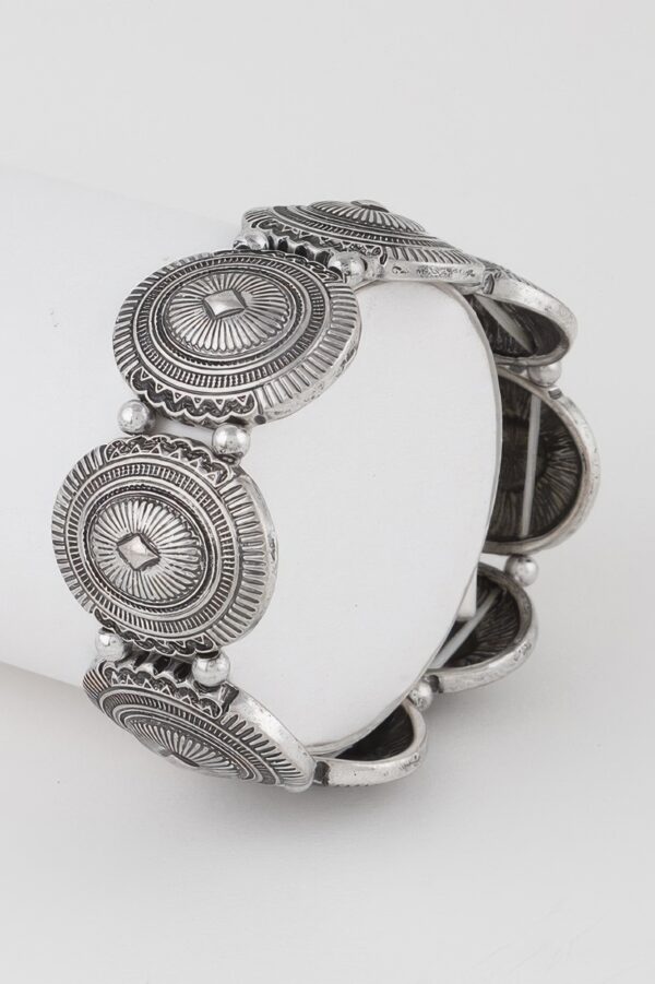 Multi-Plate Vintage-Inspired Cuff Bracelet