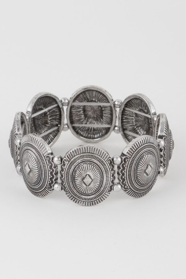 Multi-Plate Vintage-Inspired Cuff Bracelet