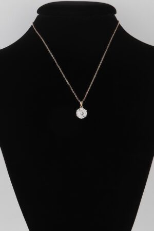 Rhinestone Collar Necklace – 14″ Shimmer Chain