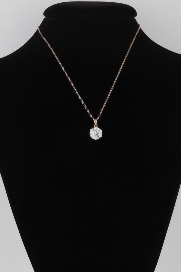 Rhinestone Collar Necklace – 14″ Shimmer Chain