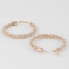Wide Jeweled Hoop Earrings – Oversized Sparkle Hoops