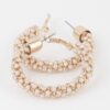 Multi Jeweled Hoop Earrings – Mid-Size Color Accents
