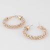 Multi Jeweled Hoop Earrings – Mid-Size Color Accents