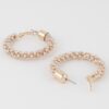 Multi Jeweled Hoop Earrings – Mid-Size Color Accents