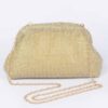 Rhinestone Party Clutch – Structured Metallic Accent