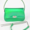 Hologram Mirror Top Handle Bag – Compact Glossy Handbag