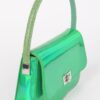 Hologram Mirror Top Handle Bag – Compact Glossy Handbag