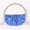 Mini Metallic Crossbody with Stone Handle
