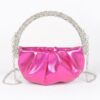 Mini Metallic Crossbody with Stone Handle