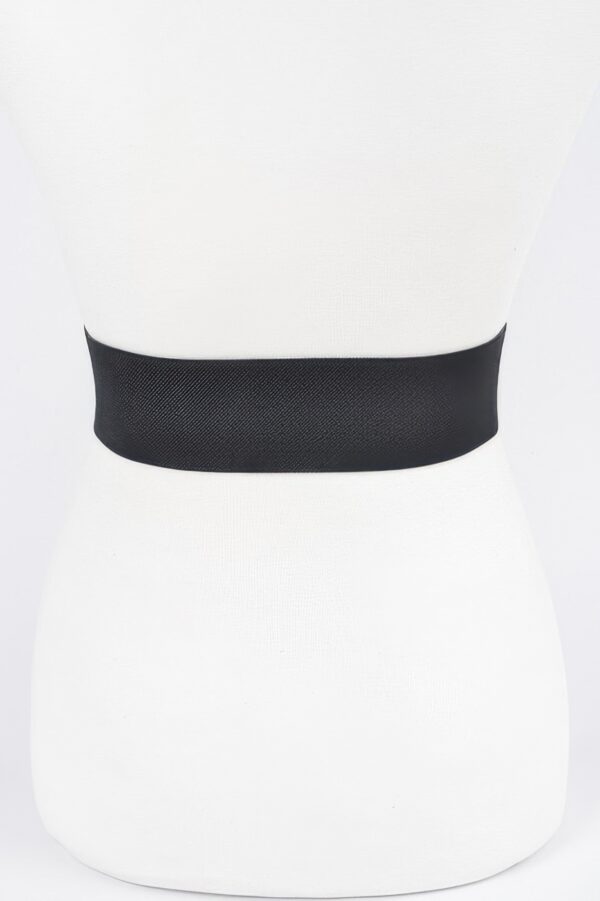 Triple O Ring Elastic Waist Belt – Wide O-Ring Buckle