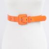 Hologram Metallic Slim Belt – Glossy Holographic Finish