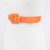 Hologram Metallic Slim Belt – Glossy Holographic Finish