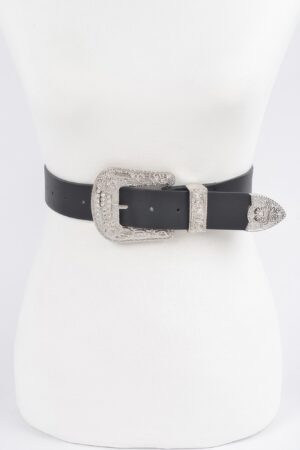 Multi Metal Belt – Mixed Metal Accent on Polyurethane