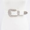 Multi Metal Belt – Mixed Metal Accent on Polyurethane
