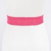 Handmade Round Bamboo Buckle Elastic Belt