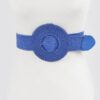 Handmade Round Bamboo Buckle Elastic Belt