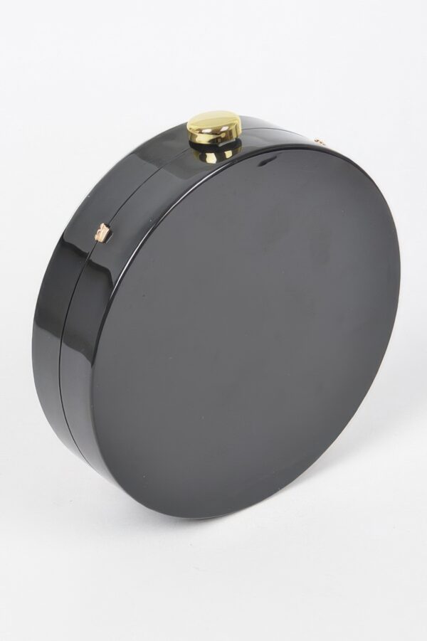 Acrylic Box Clutch – Glossy Sculptural Evening Bag