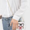 Acrylic Box Clutch – Glossy Sculptural Evening Bag