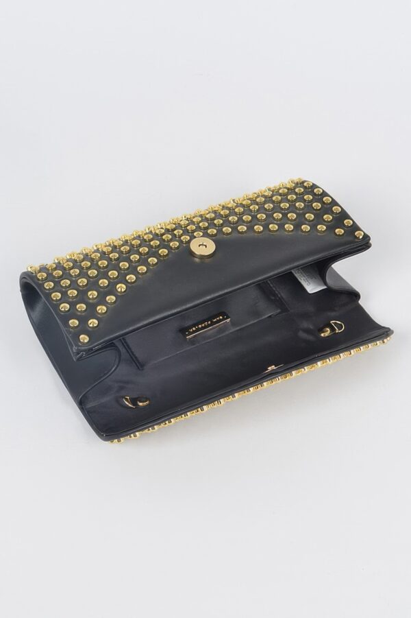 Full Studded Clutch – All-Over Metallic Studs