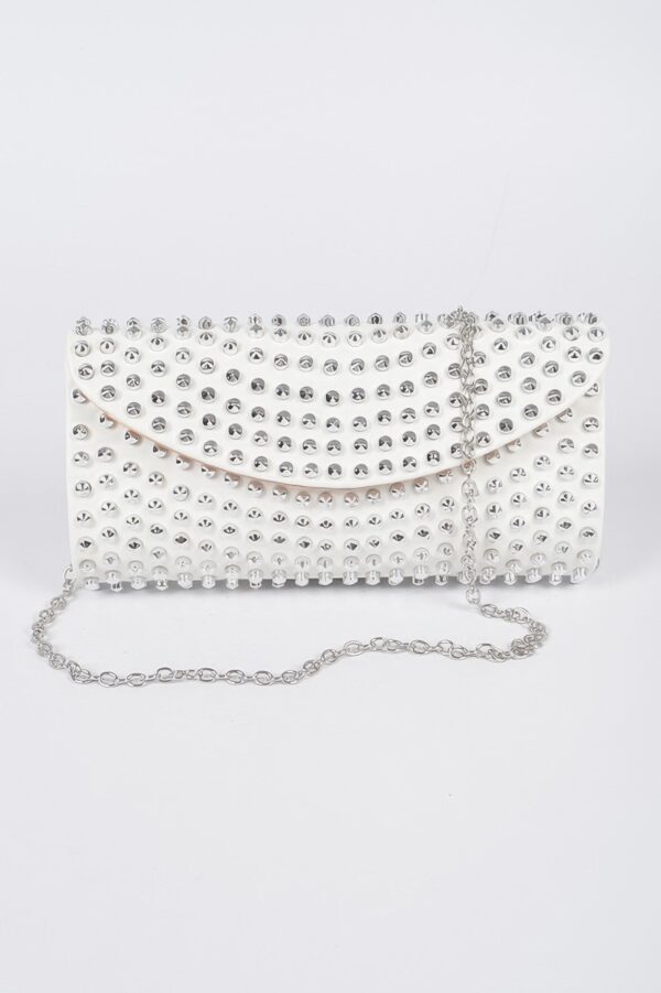 Full Studded Clutch – All-Over Metallic Studs