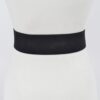 Faux Croc Wide Stretch Belt – Croc-Textured Front