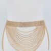 Rhinestone Multi-Layer Drop Belt – Draped Crystal Chain