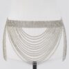 Rhinestone Multi-Layer Drop Belt – Draped Crystal Chain