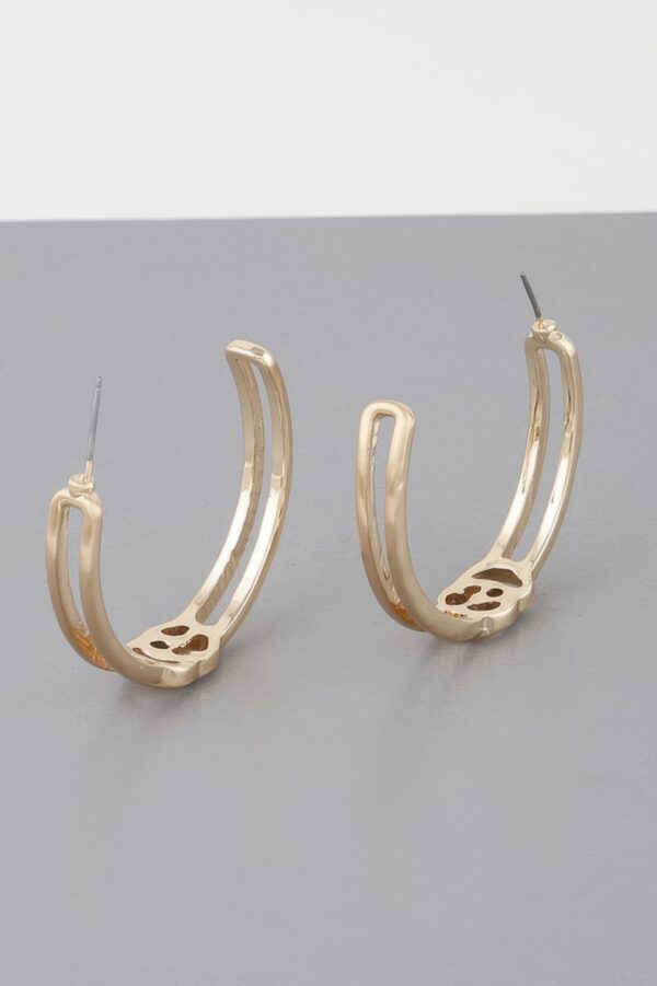 Classic CG Round Hoop Earrings – Polished 1.6 x 1.6″