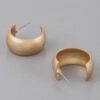 Scraped Bulky Hoop Earrings – Chunky Textured Hoops
