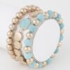 Multi-Stone Beaded Bracelet – Stretch Multi-Color