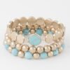 Multi-Stone Beaded Bracelet – Stretch Multi-Color