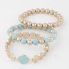 Multi-Stone Beaded Bracelet – Stretch Multi-Color